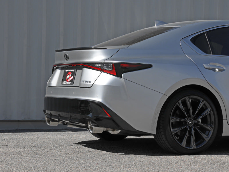 aFe Lexus IS350 14-22 V6-3.5L Takeda Axle-Back Exhaust System- Polished Tip - DTX Performance