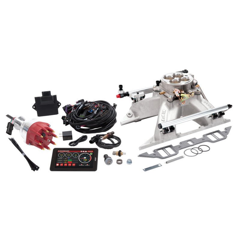 Edelbrock Pro Flo 4 EFI System Seq Port BB Chrysler RB 413-440ci 625 Max HP 35lb/hr Satin Finish - DTX Performance