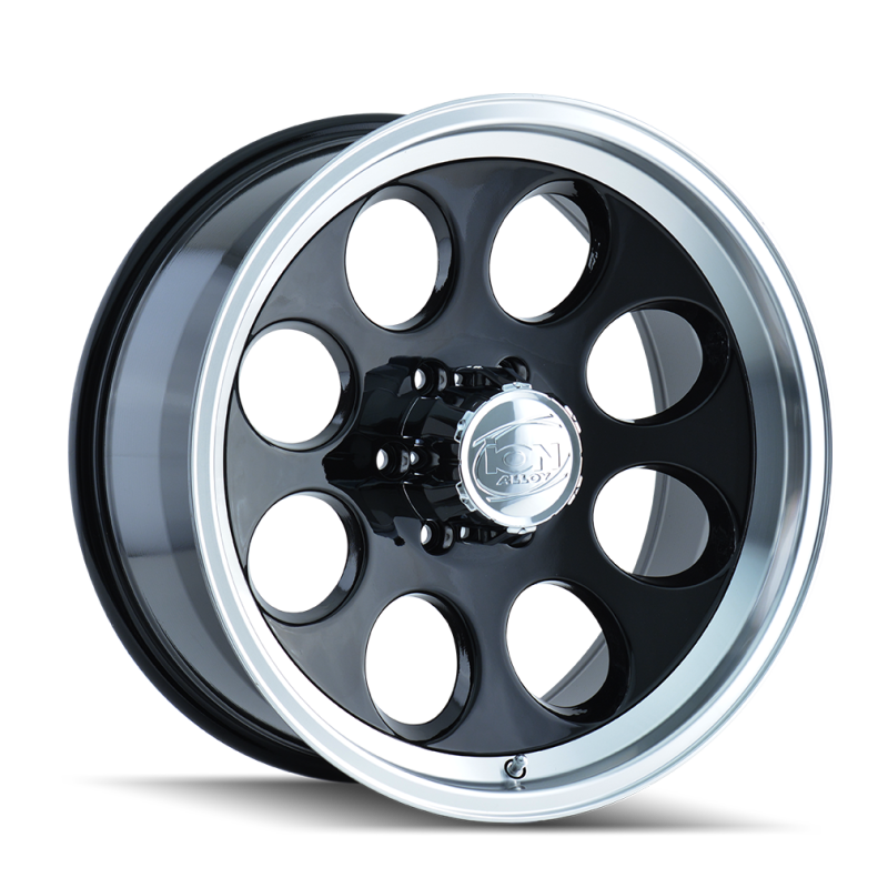 ION Type 171 15x10 / 5x120.65 BP / -38mm Offset / 83.82mm Hub Black/Machined Wheel - DTX Performance