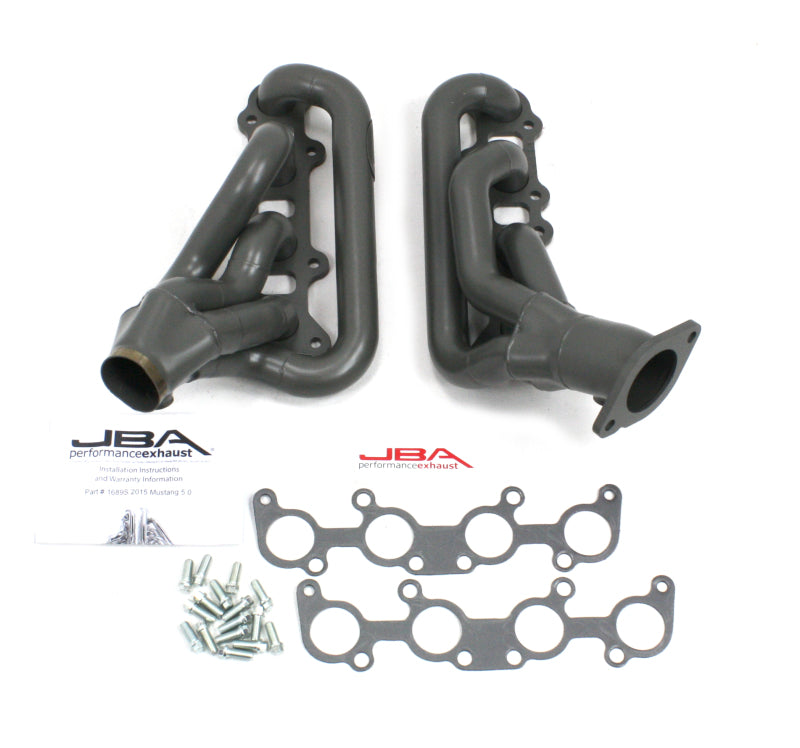 JBA 15-20 Ford Mustang 5.0L Coyote 1-3/4in Primary Ti Ctd Cat4Ward Header - DTX Performance