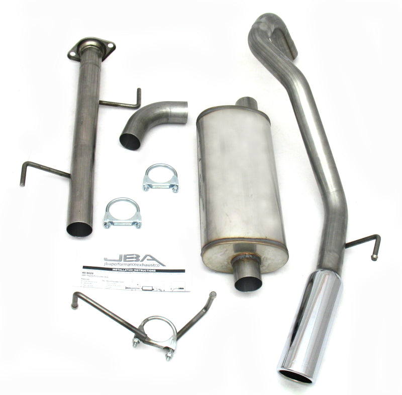 JBA 07-14 Toyota FJ Cruiser 4.0L 409SS Single Rear Exit Cat-Back Exhaust - DTX Performance