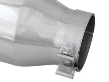 Load image into Gallery viewer, aFe MACH Force-XP 304 SS Single Wall Polished Exhaust Tip Pair 4in Inlet x 6in Outlet x 15in L - DTX Performance