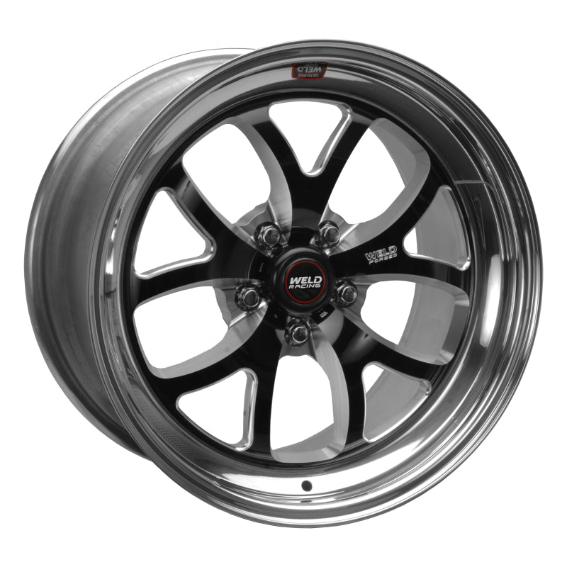 Weld S76 18x10.5 / 5x4.5 BP / 7.1in. BS Black Wheel (High Pad) - Non-Beadlock - DTX Performance