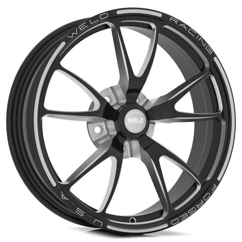 Weld Full Throttle 1-Piece 17x4.5 / 5x4.5 BP / 2.25in. BS Black Wheel - Non-Beadlock - DTX Performance