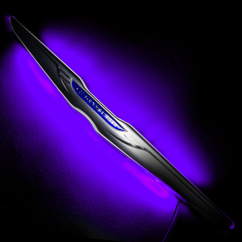 Oracle Chrysler Illuminated LED Sleek Wing - UV/Purple - DTX Performance