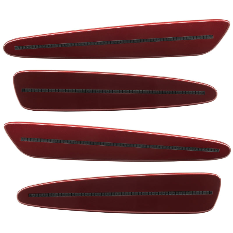 Oracle 05-13 Chevrolet Corvette C6 Concept Sidemarker Set - Tinted - Monterey Red (301N) - DTX Performance