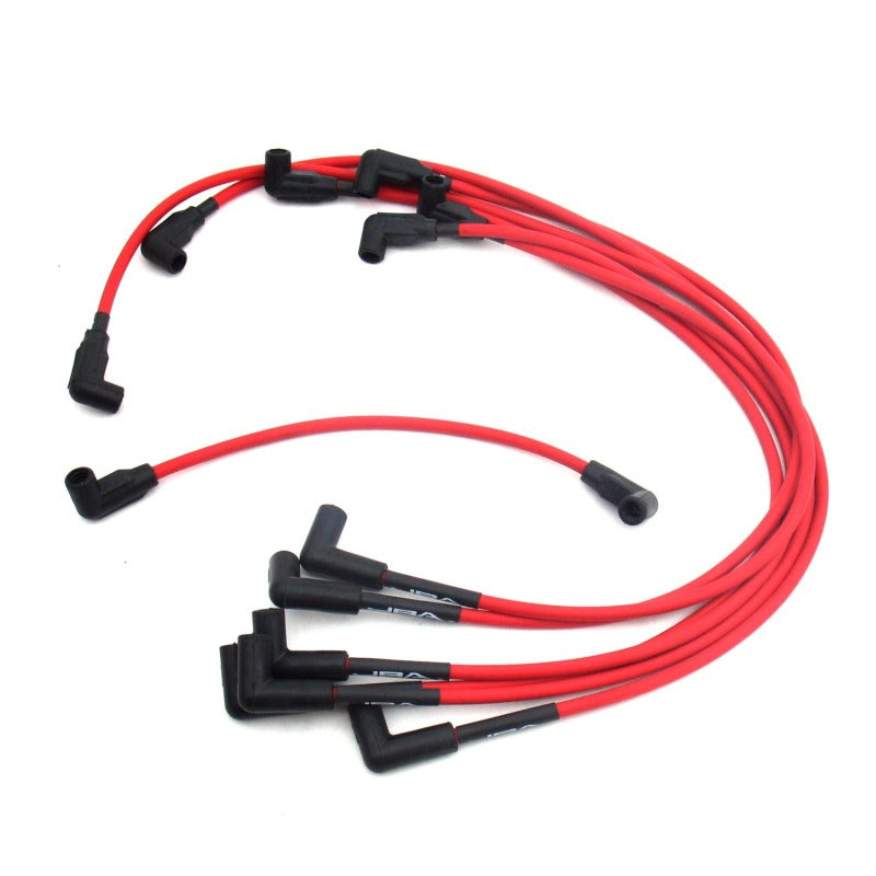 JBA 88-95 GM 4.3L Full Size Truck Ignition Wires - Red - DTX Performance