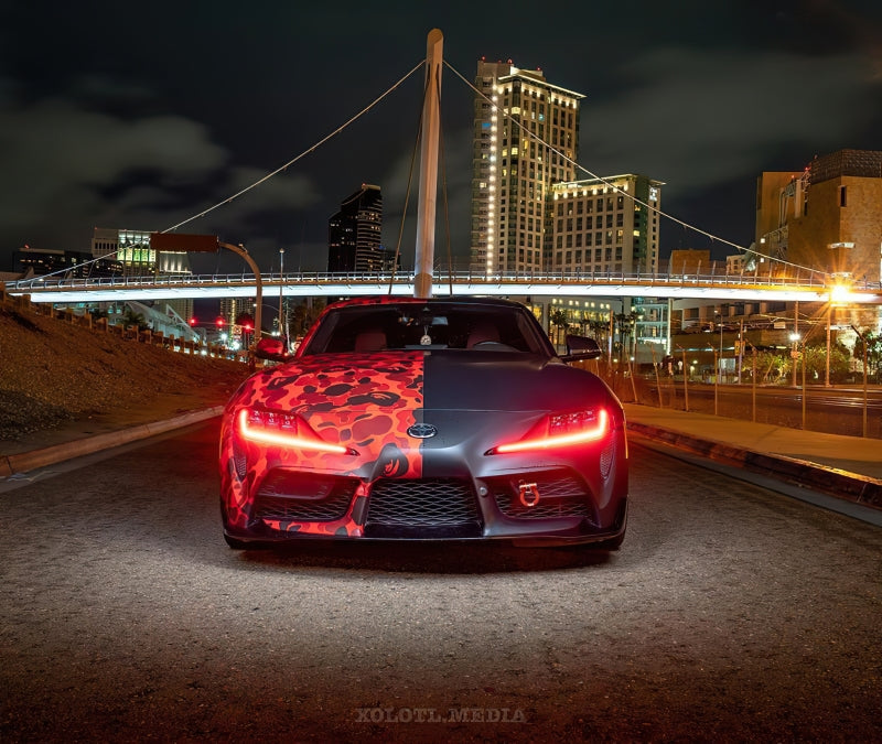 Oracle 20-21 Toyota Supra GR RGB+A Headlight DRL Upgrade Kit - ColorSHIFT - DTX Performance