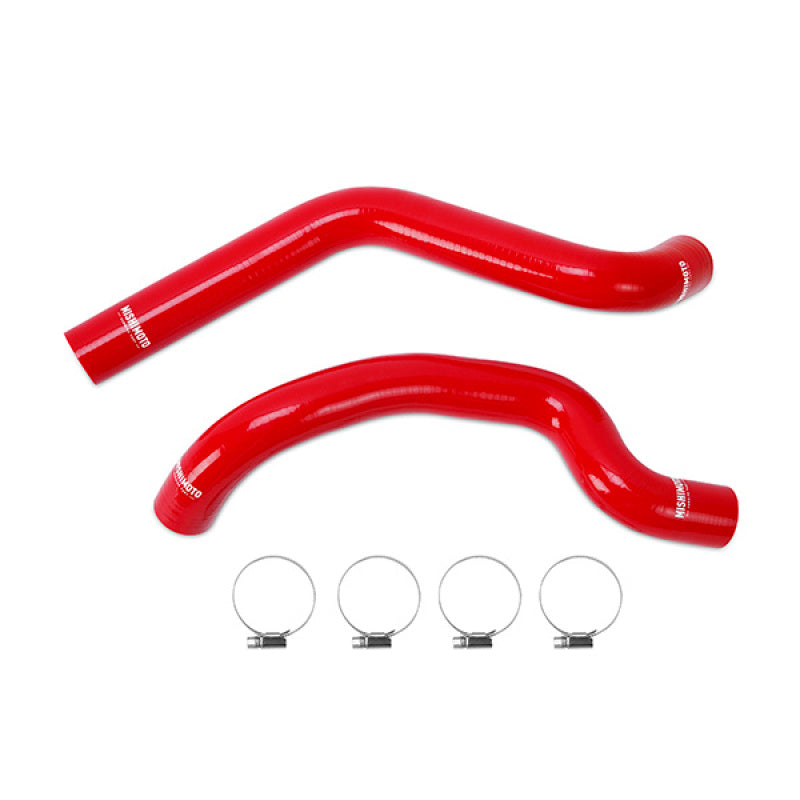 Mishimoto 07-11 Jeep Wrangler 6cyl Red Silicone Hose Kit - DTX Performance