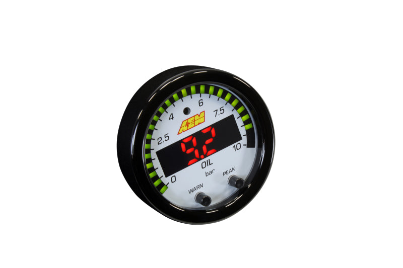 AEM X-Series 0-150 Oil Pressure Gauge Kit - DTX Performance