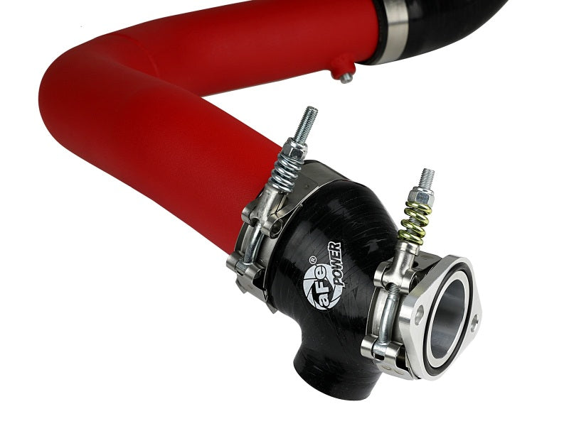 aFe BladeRunner 2.5in Aluminium Hot Side Charge Pipe 15-20 Subaru WRX 2.0T - Red - DTX Performance