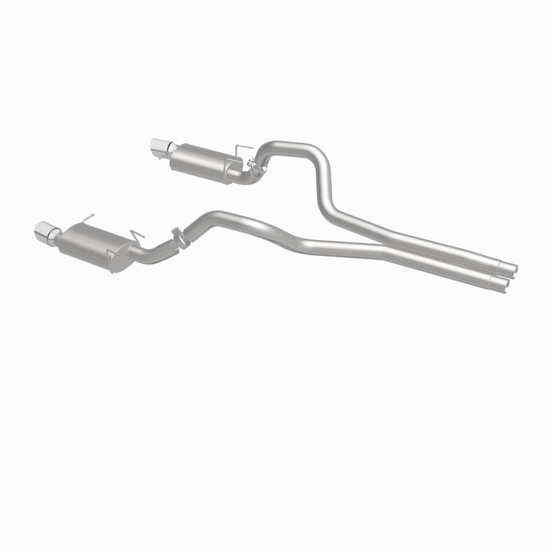 MagnaFlow 13 Ford Mustang Dual Split Rear Exit Stainless Cat Back Performance Exhaust (Street) - DTX Performance