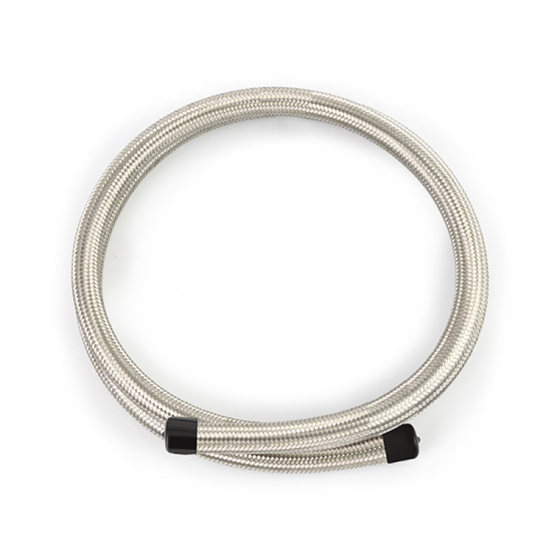 Mishimoto 6Ft Stainless Steel Braided Hose w/ -4AN Fittings - Stainless - DTX Performance