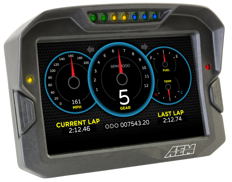 AEM CD-7 Non Logging Race Dash Carbon Fiber Digital Display (CAN Input Only) - DTX Performance