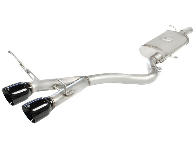 aFe MACHForce XP Exhaust 304SS Cat-Back w/ BlackTips 2008 VW Golf R32 V5 3.2L - DTX Performance