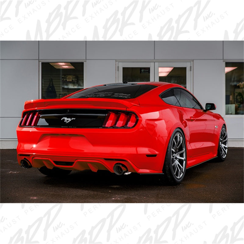 MBRP 15 Ford Mustang GT 5.0 3in Cat Back Dual Split Rear Street Version 4.5in Tips - T409 - DTX Performance