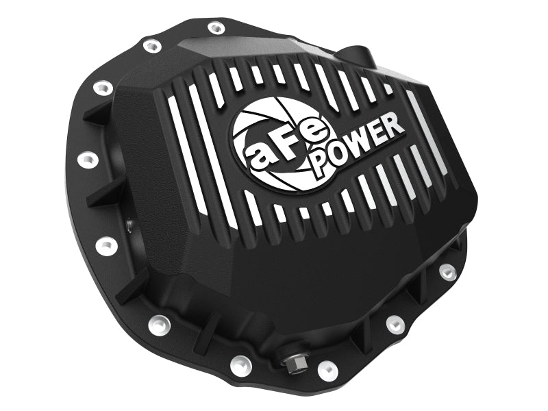 aFe Street Series Rear Differential Cover Black w/ Machined Fins 19-20 Ram 2500/3500 - DTX Performance