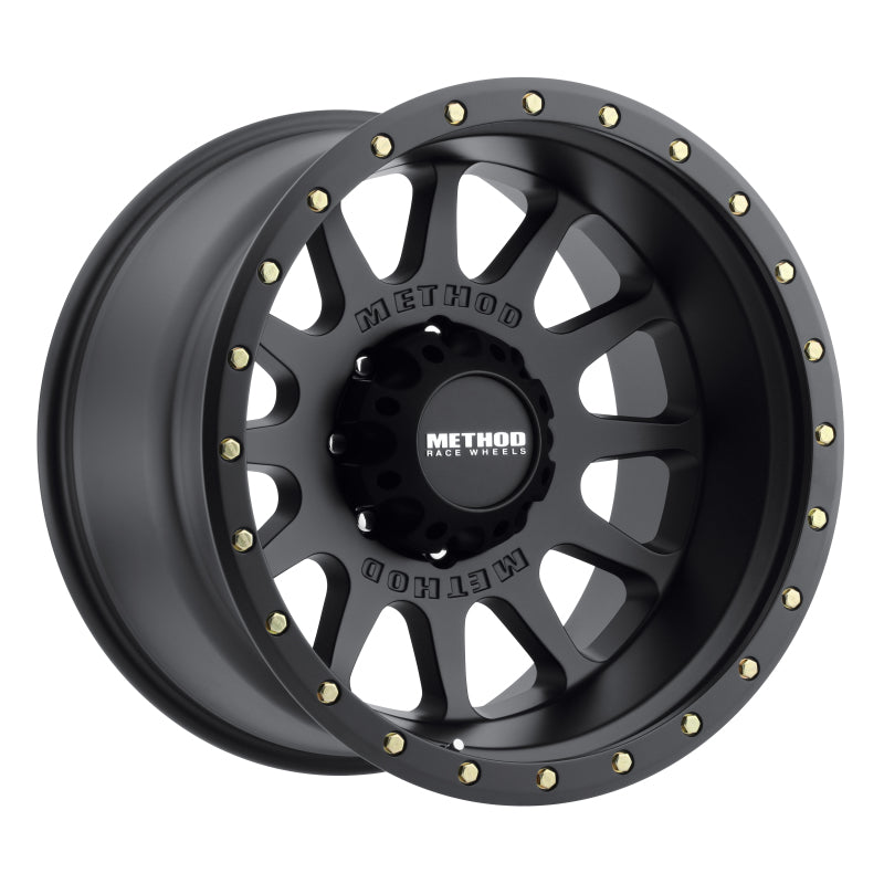 Method MR605 NV 20x10 -24mm Offset 8x6.5 121.3mm CB Matte Black Wheel - DTX Performance