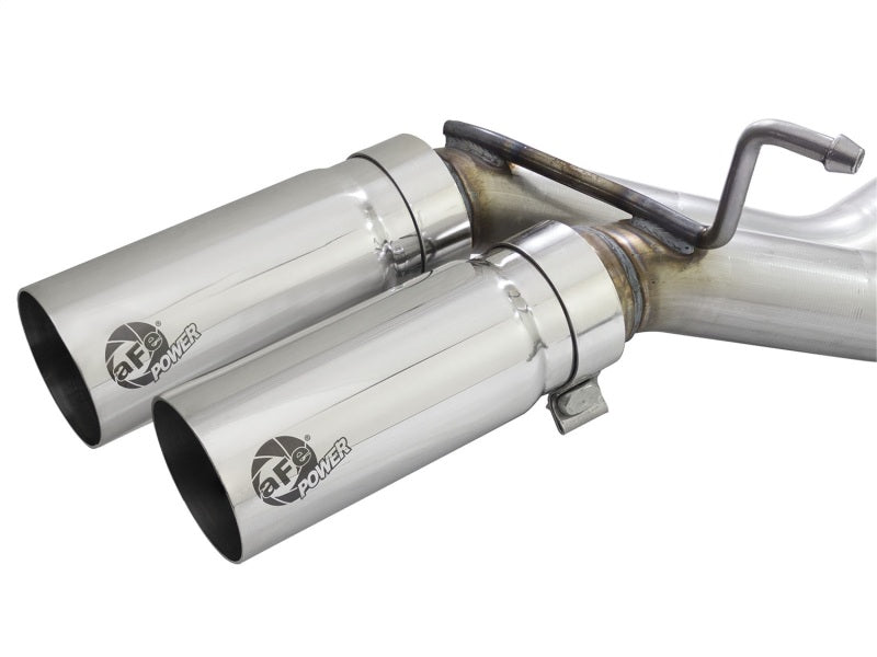 aFe Rebel Exhausts 3in SS Cat-Back 15-16 Ford F-150 EcoBoost V6 2.7/3.5L V8 5.0L w/ Polished Tips - DTX Performance