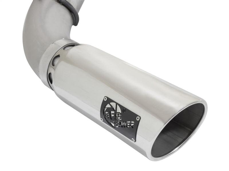 aFe Atlas Exhaust 5in DPF-Back Exhaust Aluminized Steel 2016 Nissan Titan XD V8-5.0L w/ Polished Tip - DTX Performance