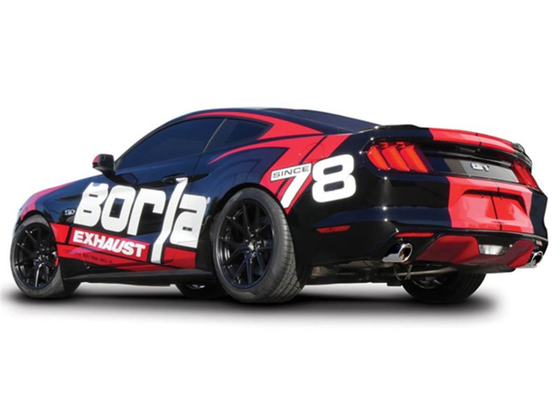 Borla Atak S Cat-Back 15-17 Ford Mustang GT 5.0L V8 MT/AT 2.5in pipe 4in tip - DTX Performance