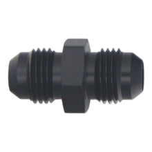 Load image into Gallery viewer, DeatschWerks 6AN Male Flare to 6AN Male Flare Coupler - Anodized Matte Black - DTX Performance