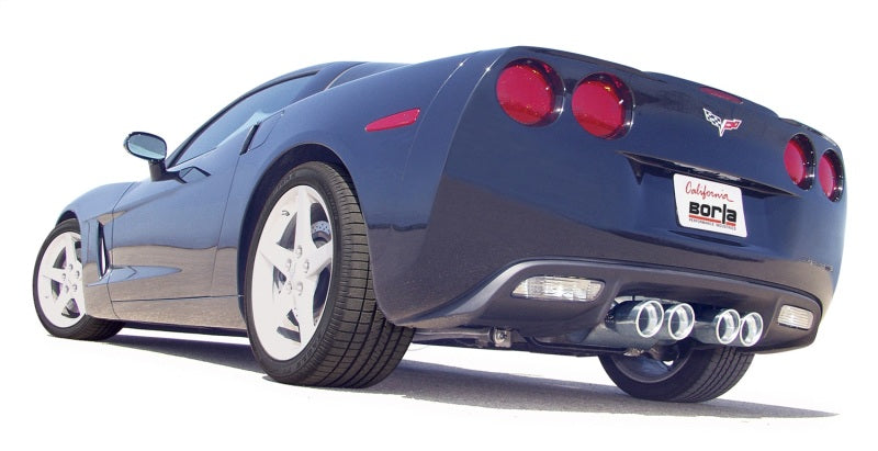 Borla 05-08 Chevrolet Corvette Coupe/Conv 6.0L/6.2L 8cyl Aggressive ATAK Exhaust (rear section only) - DTX Performance