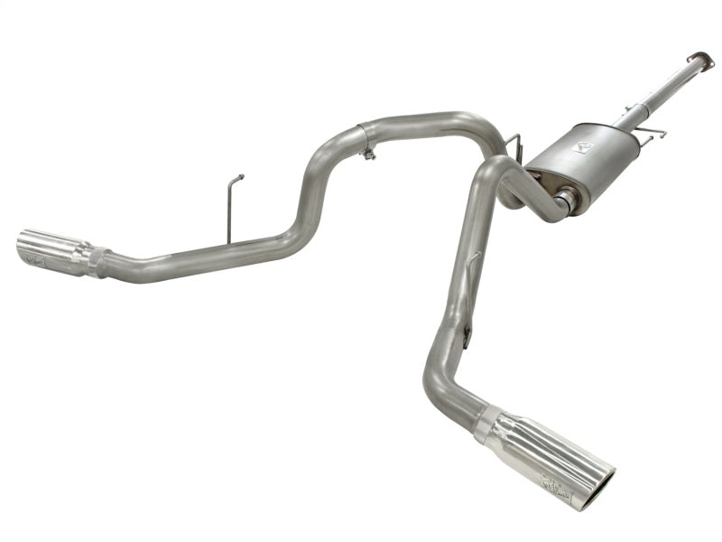 aFe MACHForce XP Exhausts 3inSS Dual Side Exit Cat-Back 11-14 Ford F150 Ecoboost V6-3.5L (TT) - DTX Performance