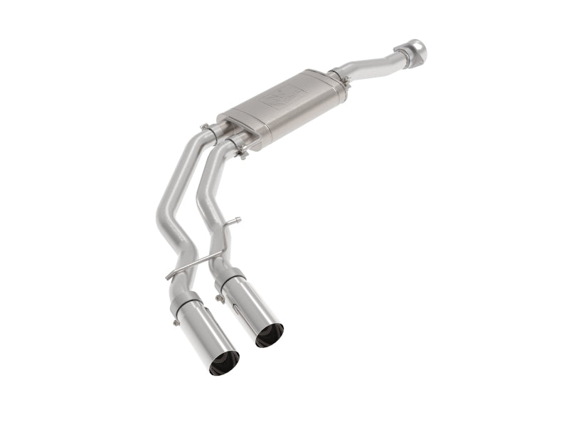 aFe Rebel 3in 409 SS Cat-Back Exhaust 2021 Ford F-150 V6 2.7L/3.5L (tt)/V8 5.0L w/ Polished Tips - DTX Performance