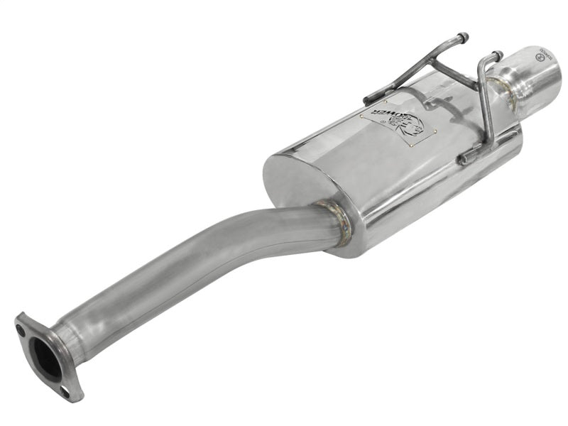 aFe Takeda Exhaust 2.5in Dia 304SS Axle-Back w/Polished Tip 06-11 Honda Civic EX Sedan L4 1.8L - DTX Performance