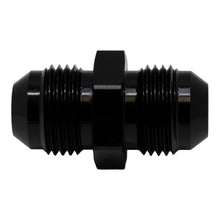 Load image into Gallery viewer, DeatschWerks 8AN Male Flare to 8AN Male Flare Coupler - Anodized Matte Black - DTX Performance