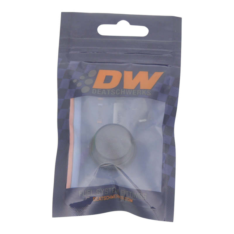 DeatschWerks 8AN ORB Male Plug Low Profile Internal Allen/Hex (Incl O-Ring) Anodized Matte Black - DTX Performance