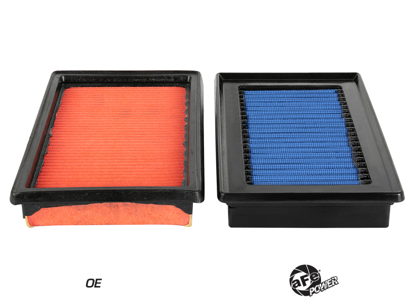 aFe MagnumFLOW OE Replacement Air Filter w/ Pro 5R Media (Pair) 14-19 Infiniti Q50 V6-3.5L/3.7L - DTX Performance