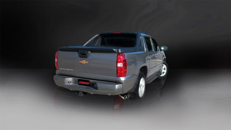 Corsa 07-08 Chevrolet Suburban 1500 5.3L V8 Polished Sport Cat-Back Exhaust - DTX Performance