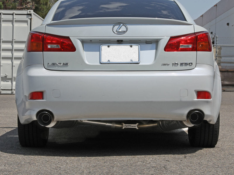 aFe POWER Takeda 06-13 Lexus IS250/IS350 SS Axle-Back Exhaust w/ Black Tips - DTX Performance