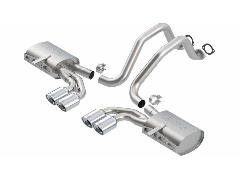 Borla 97-04 Chevrolet Corvette 5.7L 8cyl Touring SS Catback Exhaust - DTX Performance