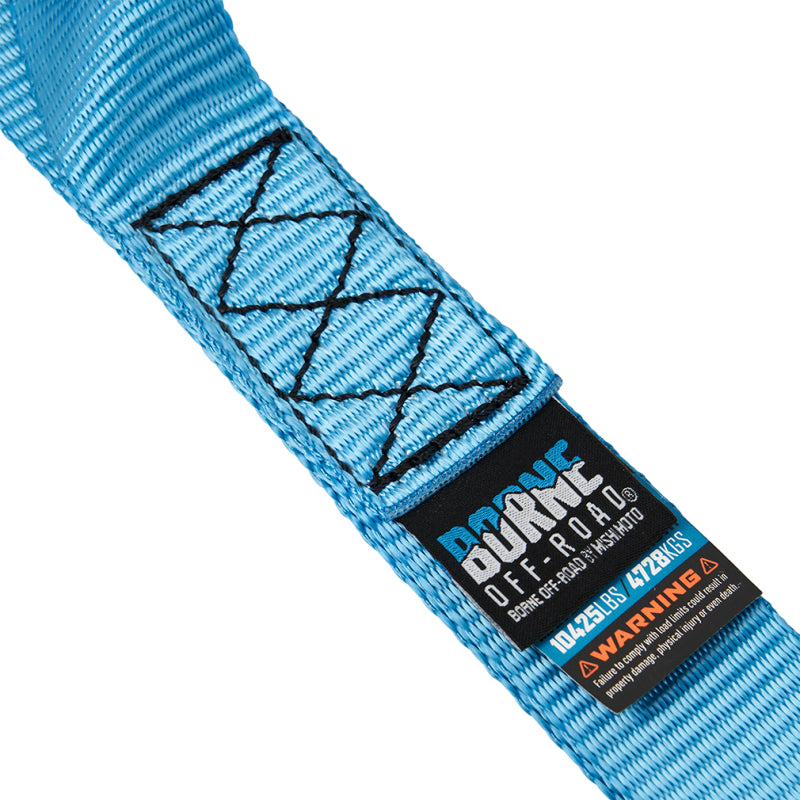 Mishimoto Soft Loop Tie-Down Straps (4-Pack) Blue - DTX Performance