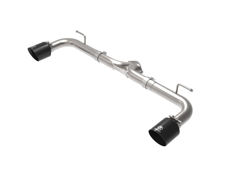 aFe Takeda 2-1/2in 304 SS Axle-Back Exhaust w/ Black Tip 14-18 Mazda 3 L4 2.0L/2.5L - DTX Performance