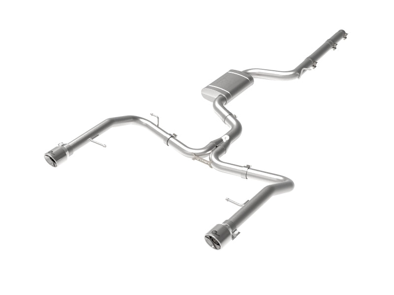 afe 19-21 VW Jetta GLI (MKVII) L4-2.0L (t) MACH Force-Xp 304 SS Cat-Back Exhaust System Polished Tip - DTX Performance