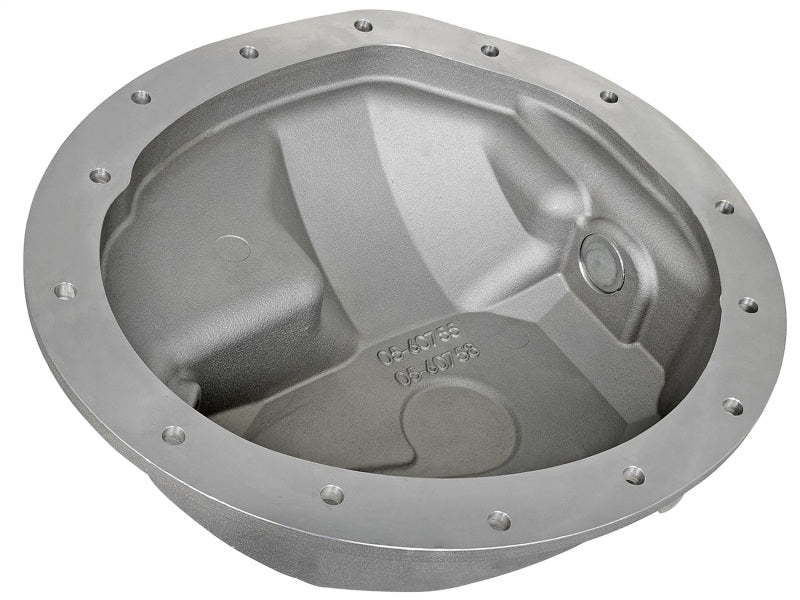 afe Front Differential Cover (Raw; Street Series); Dodge Diesel Trucks 03-12 L6-5.9/6.7L (td) - DTX Performance