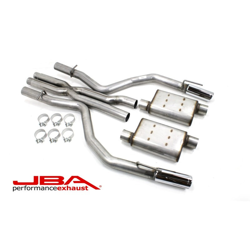 JBA 15-20 Dodge Charger SRT8 & Hellcat 6.2/6.4L 409SS Dual Rear Exit Cat-Back Exhaust - DTX Performance