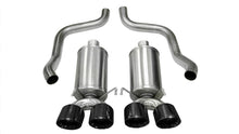 Load image into Gallery viewer, Corsa Black Xtreme Axle-Back Exhaust w/Dual Black 3.5in Tips 09-13 Chevrolet Corvette C6 6.2L V8 - DTX Performance