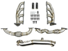 Load image into Gallery viewer, aFe Twisted Steel Headers Up-Pipes &amp; Down-Pipe 11-15 GM Diesel Trucks V8-6.6L (td) LML - DTX Performance