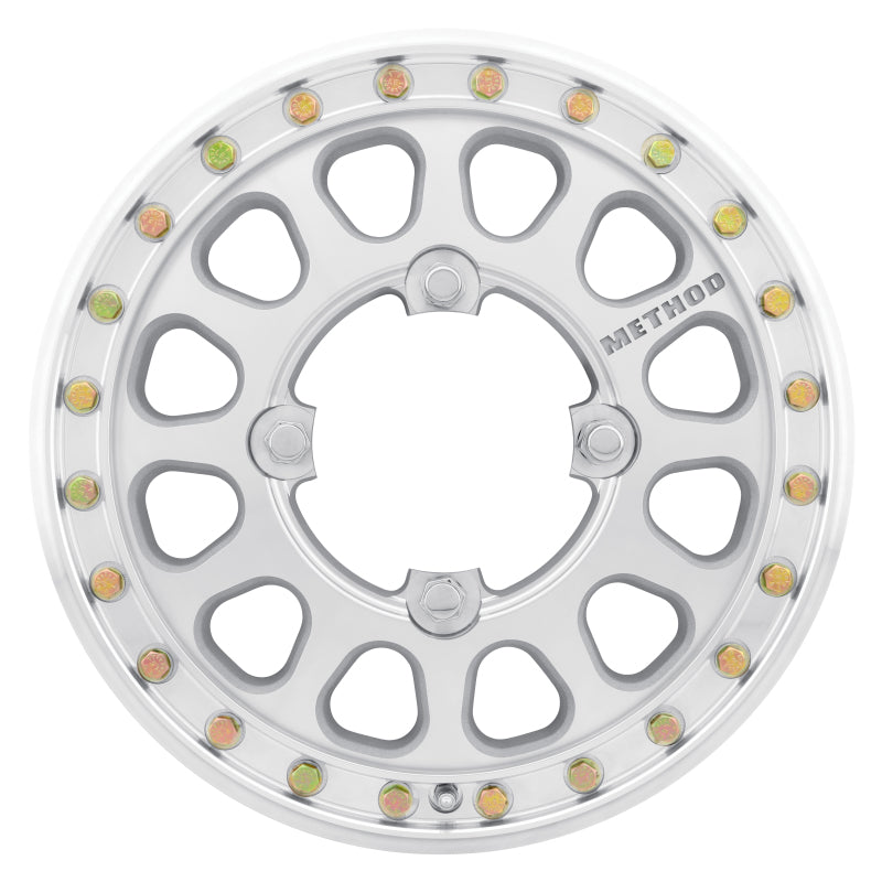 Method MR401-R UTV Beadlock 15x5 / 5+0/43mm Offset / 4x136 / 106mm CB Machined - Raw Wheel - DTX Performance