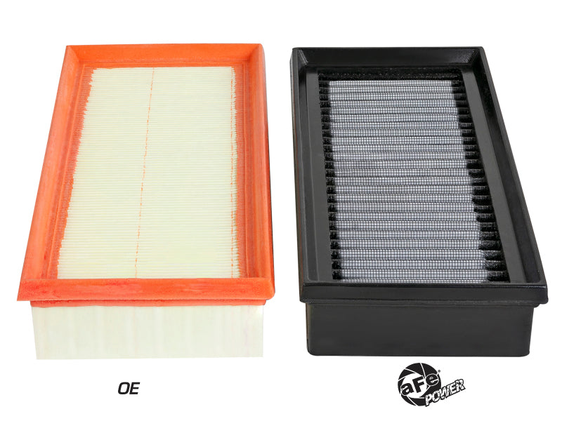 aFe Magnum FLOW Pro DRY S OE Replacement Filter 15-19 Mercedes C63 AMG 4.0L TT (Pair) - DTX Performance