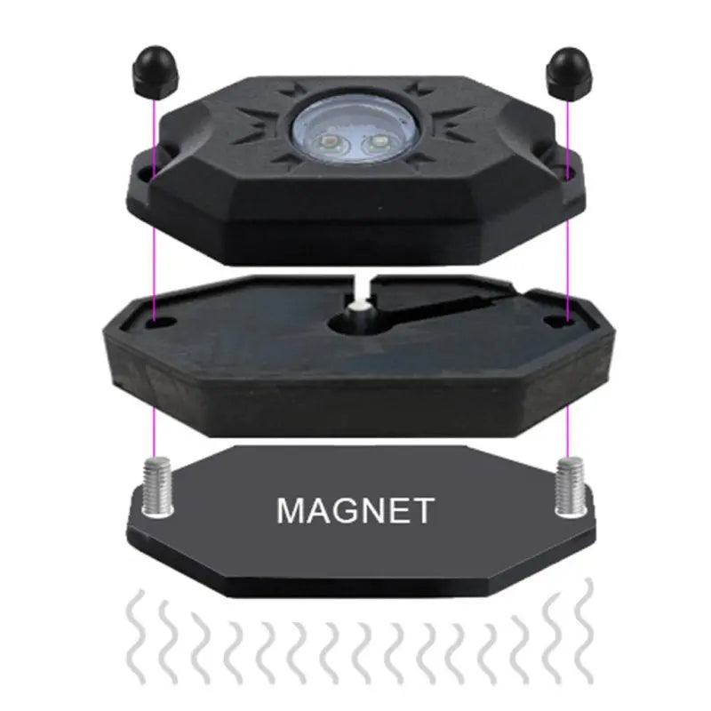 Oracle Magnet Adapter Kit for LED Rock Lights - DTX Performance