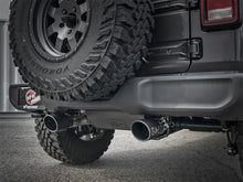 Load image into Gallery viewer, aFe Rebel Series 2.5in 304 SS Cat-Back Exhaust w/ Black Tips 2018+ Jeep Wrangler (JL) V6 3.6L - DTX Performance