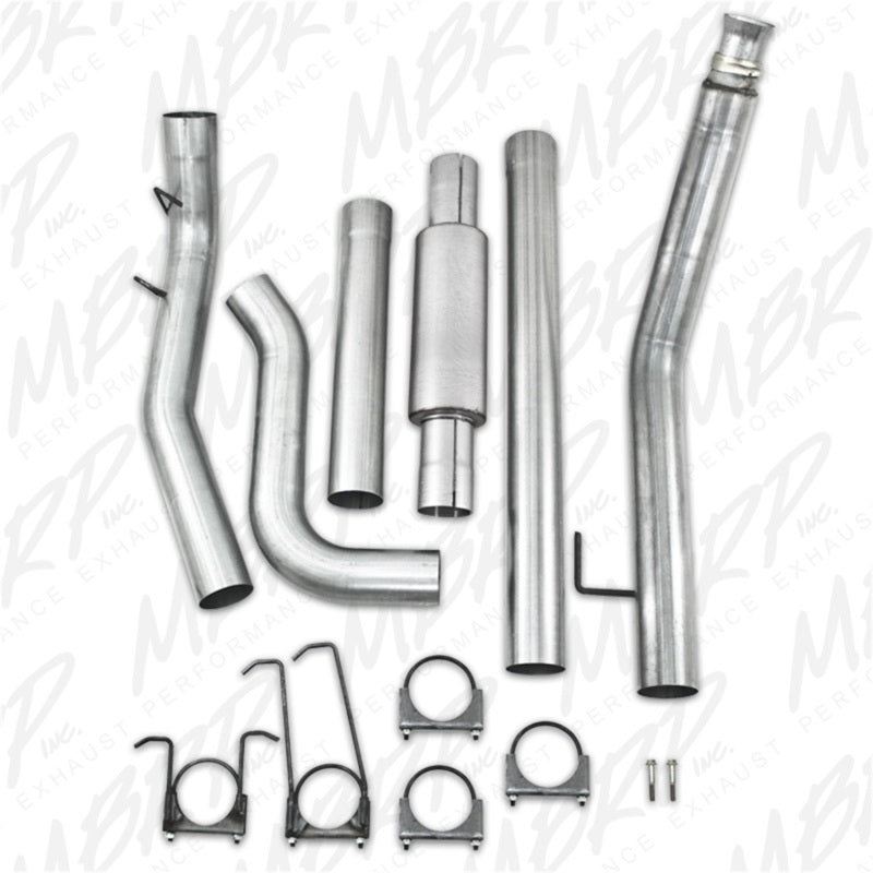 MBRP 1994-2002 Dodge 2500/3500 Cummins Turbo Back (94-97 Hanger HG6100 req.) P Series Exhaust System - DTX Performance