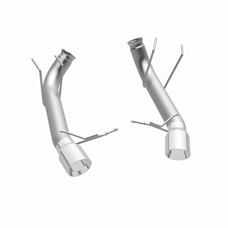 MagnaFlow 13 Ford Mustang Dual Split Rear Exit Stainless Axle-Back Cat Back Exhaust (Competition) - DTX Performance