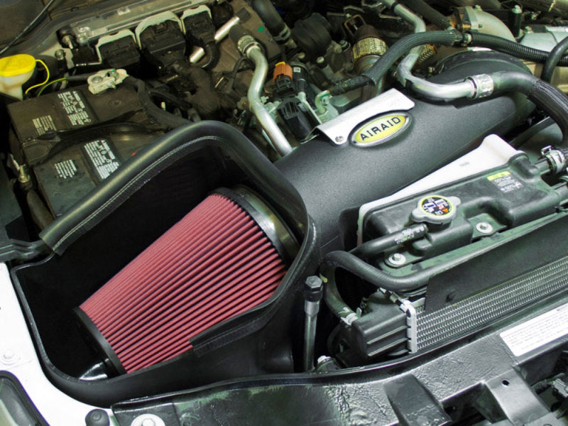 Airaid 11-14 Ford F-250/350/450/550 Super Duty 6.7L MXP Intake System w/ Tube (Oiled / Red Media) - DTX Performance